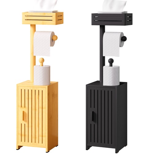 Toilettenpapierhalter bambus - toilettenpapierhalter,